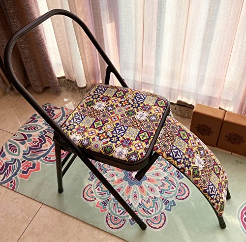 Backless Yoga Chair Prop - Flexibility & Strength Training Tool with Back Support