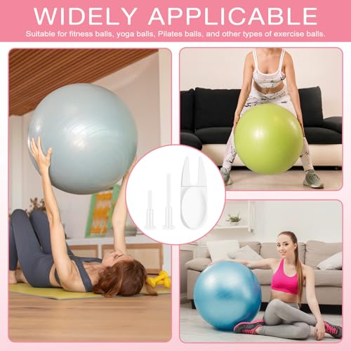 20-Piece Yoga Ball Replacement Plug Kit with 2 Removal Tools for Fitness Balls