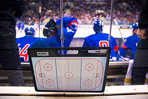 Hockey Coaches Clipboard Double-Sided Dry Erase Board with Marker - Murray Sporting Goods