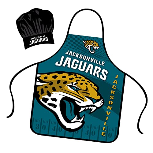 Jacksonville Jaguars Chef Hat and Apron Set - Universal Size