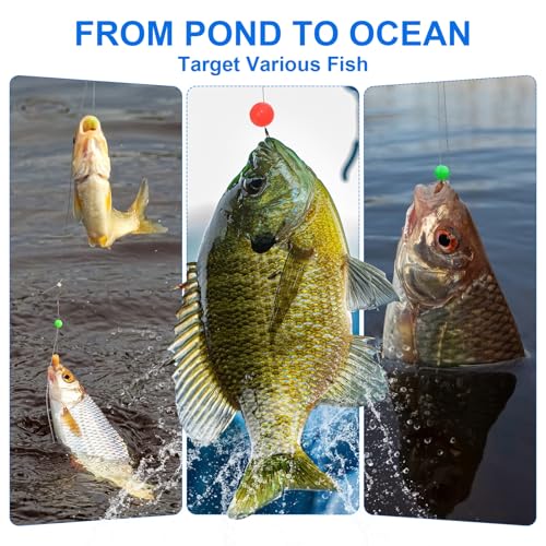 Green 10mm Glow Fishing Beads - 500 Pack, Durable Plastic Rig Beads