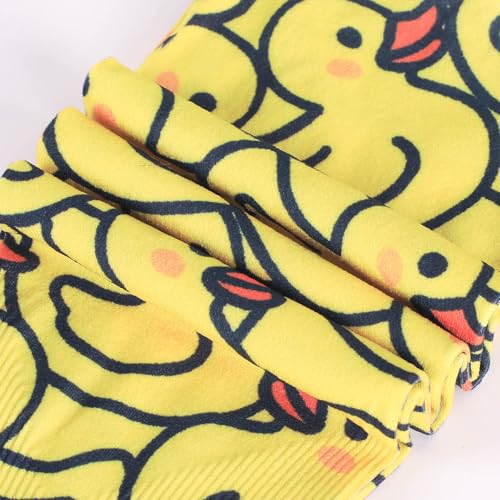 Cooling Arm Sleeves for Men & Women - Funny Duck Print, Thumb Holes