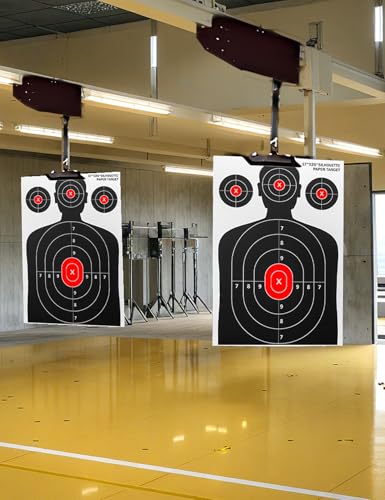 Silhouette Shooting Targets 17x25 Inch - Paper Range Practice - 10 Pack