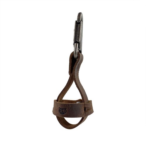 Hide & Drink, Rustic Leather Golf Tee Spare Ball Holder w/Belt Loop Hook Handmade (Bourbon Brown)