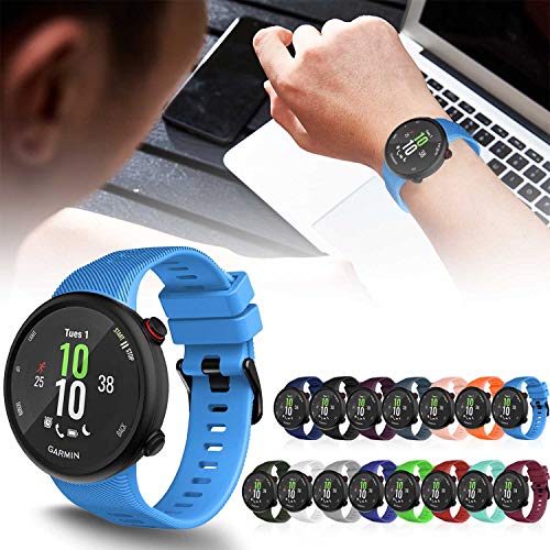 Silicone Sport Watch Band for Forerunner 45 and Swim 2 - Sky Blue