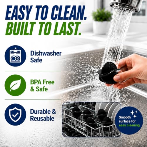 Protein Shaker Mixing Balls - BPA-Free Plastic Blender Whisk - 5 Pack
