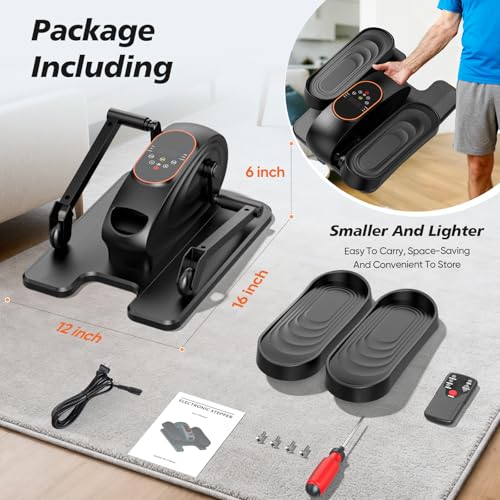 Under Desk Elliptical Machine - Motorized Leg Exerciser WS