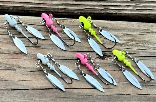 Head Turn'R Jighead - Mo' Glo Chartreuse / 1/16 oz
