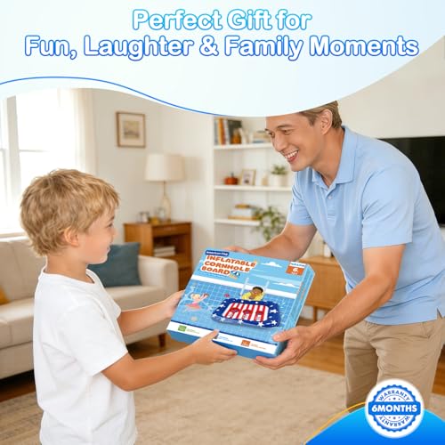 Inflatable Pool Cornhole Game - American Flag Design