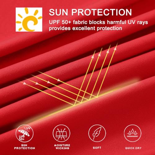 Willit Men's UPF 50+ Sun Protection Hoodie Shirt Long Sleeve Rash Guard for Outdoor Fishing & Sports