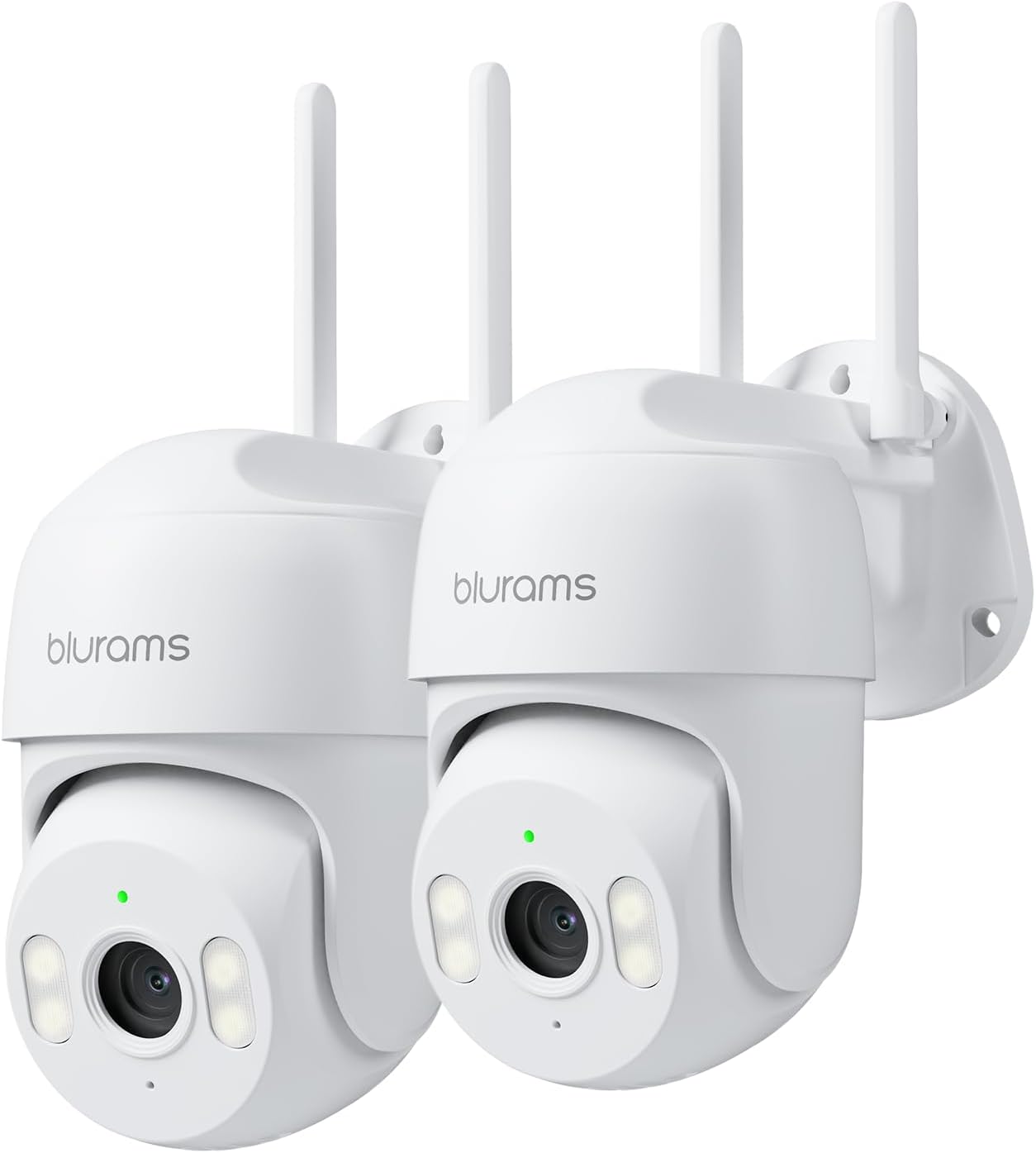 2K Outdoor Security Camera with 360° PTZ, Color Night Vision & Two-Way Audio - Wi-Fi IP66 Weatherproof, Works with Alexa