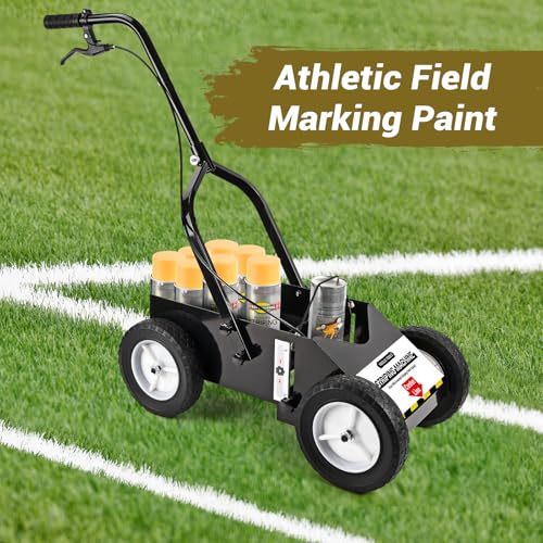 Heavy Duty Line Marking Machine for Inverted Spray Paint - 9.8"x 13"x 28.3"