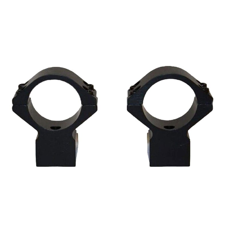 Talley Lightweight Alloy 1in High Black Scope Mounts Compatible with Weatherby