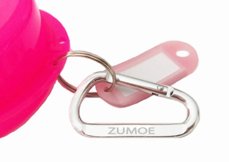 Zumoe Lacrosse Mouthguard Case Retainer Case - Lacrosse Sticks (Pink)