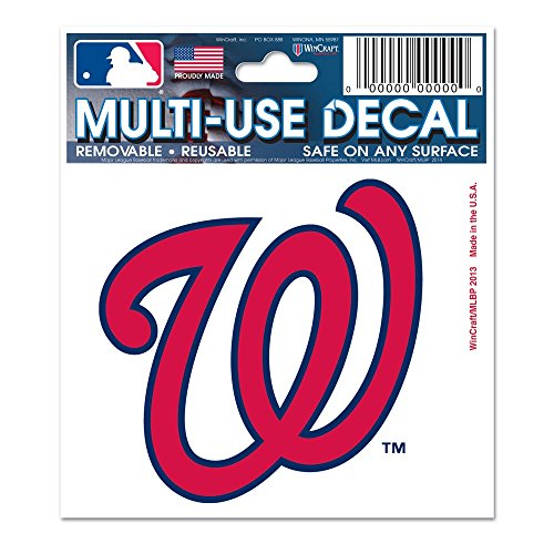 Washington Nationals Multi-Use Decal - 3" x 4"