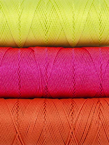 350-Feet Neon Yellow Twisted Nylon Mason Line - Model 11-873
