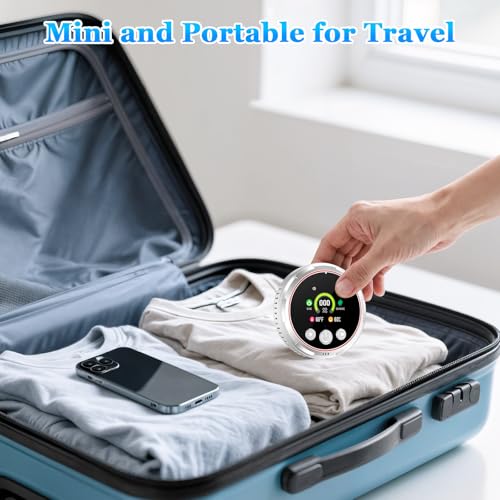 5-in-1 Carbon Monoxide Detectors£¬Portable Carbon Monoxide Detectors for Travel | Natural Gas Detector with Temp, Humidity Display | Carbon Monoxide Detector Plug in Wall (1 Pack)