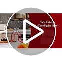 Stainless Steel Canning Jar Lifter Tongs with Rubber Grips - Red