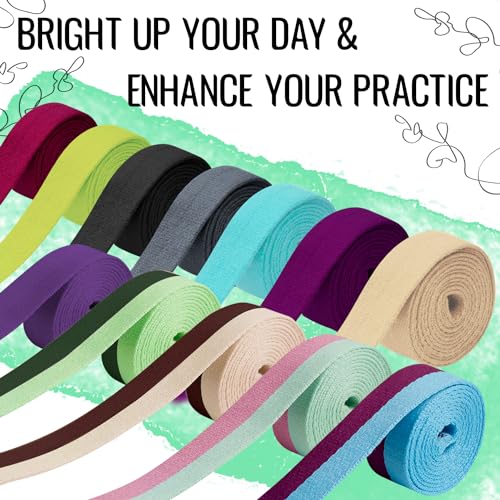 Yoga Mat Strap - Extra Soft Cotton Carrier Sling - Black, 64 IN