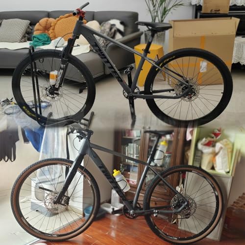 Aluminum Alloy XC Mountain Bike Frame - 17" Gray - 27.5/29"