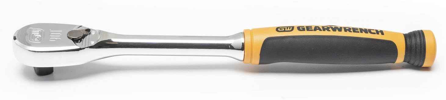 GEARWRENCH 3/8" Drive 90 Tooth Flex Teardrop Ratchet with Cushion Grip - Model 81210T