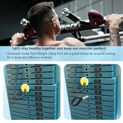 Ring Shaped Weight Stack Pin - 3/8in Diameter for Home Gym