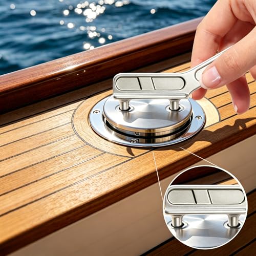 316 Stainless Steel Boat Gas Cap Key - 1 Pack Replacement