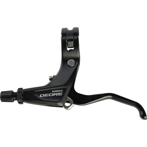 Shimano Deore 610 2-Finger Mountain Bicycle V-Brake Lever - BL-T610 (Black - Left Side)