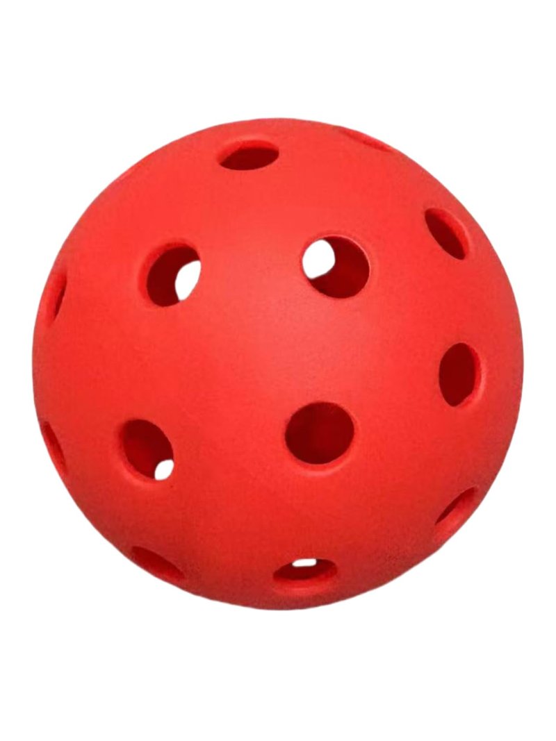 VisnzvLux 4-Pack Red X-40 Pickleball Balls 74mm Diameter 40 Holes Outdoor Pickleball Balls
