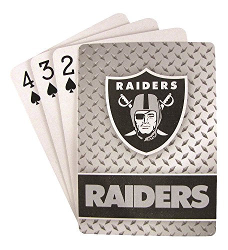 NFL Oakland Raiders Playing Cards - Standard Size Deck