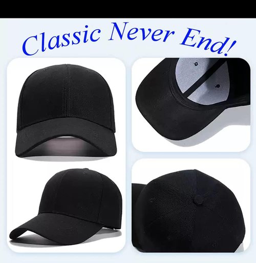 Gelante Classic Adjustable Baseball Cap - Stylish Plain Design for All Seasons | One Size Fits All