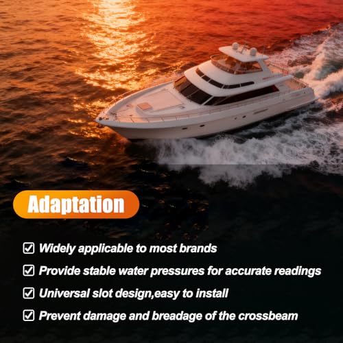 Marine Boat Speedometer Kit with Pitot Tube - 6M Hose & Metal Case