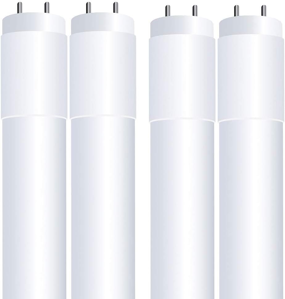Feit Electric 4ft T8 LED Bulbs - 32W/40W Replacement, 3000K Warm White, 50,000-Hr Lifetime, Ballast Compatible - 4 Pack