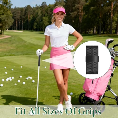 Golf Grip Tape - 3 Pack PU Overgrip Wrap Tapes, Black