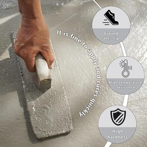 Concrete Anti-Skid Additive with Aluminum Oxide ? 8 oz | Non-Slip Surface Coating | Durable Traction for Floors, Steps, and Driveways | Easy to Mix, Long-Lasting Grip (8 oz)