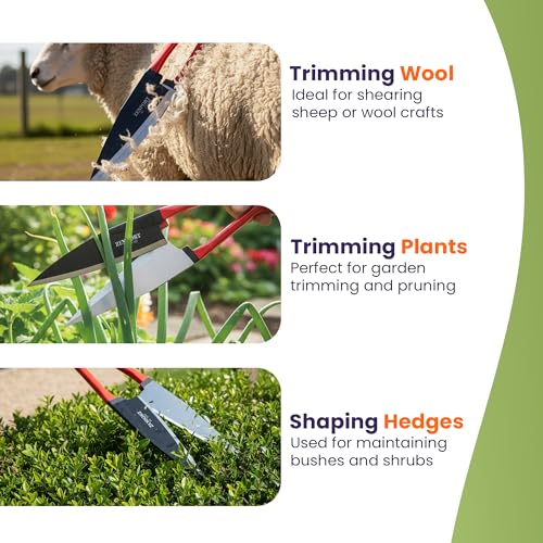 Heavy Duty Onion & Sheep Shear 13-Inch Garden & Farm Shears