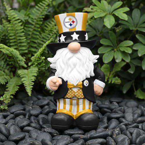 Pittsburgh Steelers Americana Gnome - 10 Inch Team Color Decor