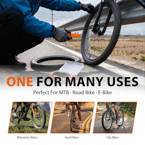 Bicycle Tire Levers 6-Pack - Ultra-Strong Nylon Tools for Bike Repairs