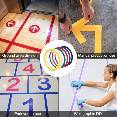 uxcell 2 Rolls Heat Tape 3/4" x 108ft High Temperature Heat Resistant Transfer Tape for Sublimation Press Vinyl Electronics 3D Printers DIY Crafts, Clear