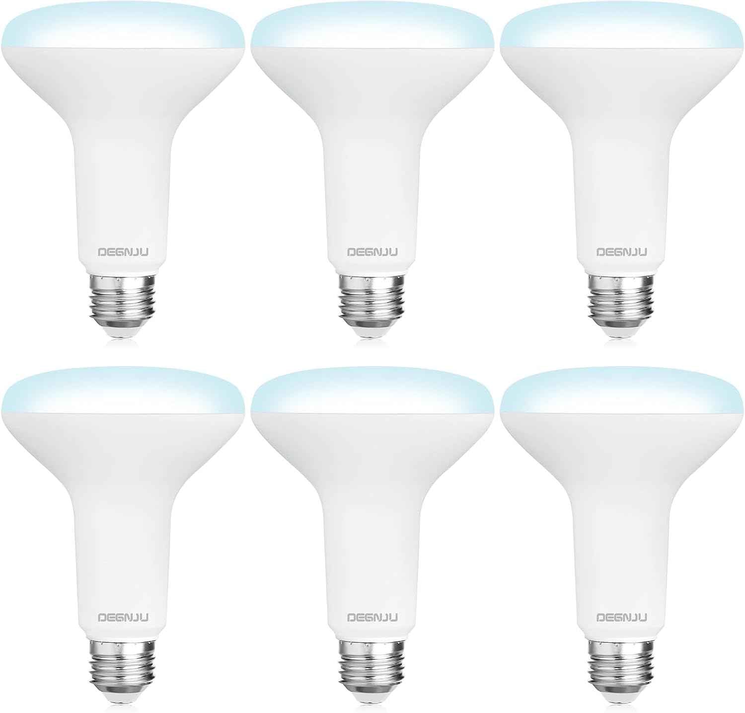 BR30 LED Flood Light Bulbs 24-Pack, 7W Dimmable 650LM Soft White 2700K, E26 Base