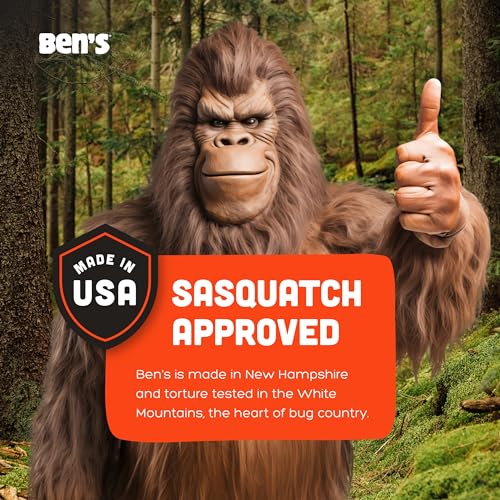 Ben's InvisiNet Xtra Head Net with Insect Shield Permethrin - Bug Repellent Mesh