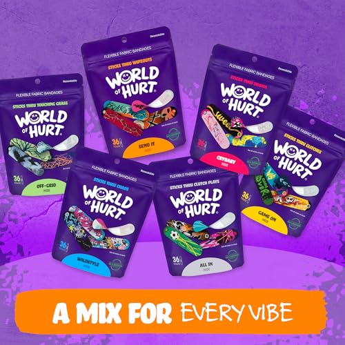 Cool Bandages for Kids & Teens - 108 ct Variety Pack