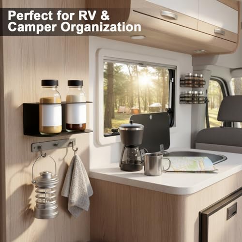 2 Pack Spray Bottle Holder Wall Mount, Metal Aerosol Spray Can Holder Rack Organizer with Double Holes, Heavy Duty Paint Bottle Can Storage Rack with Hardware Easy Install for Garage Home Workspace