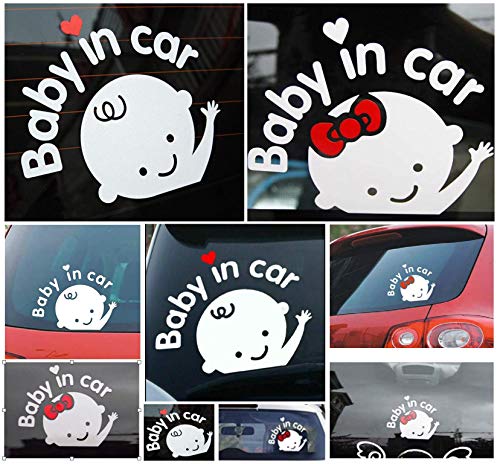 Baby on Board Reflective Vinyl Decal Stickers - 3 Pack - OnBoard3