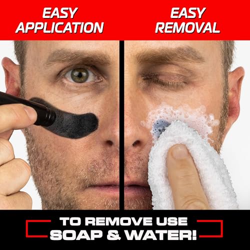 Anti-Glare Eye Black Sports Paint Sticks - 2 Pack for Football & Baseball