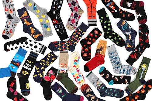Novelty Crew Socks for Women - Artistic Pop Culture Design - Love Active Sand