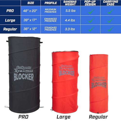 Multi-Sport Blocking Dummy Set - 3 Pop-Up Defenders for Training