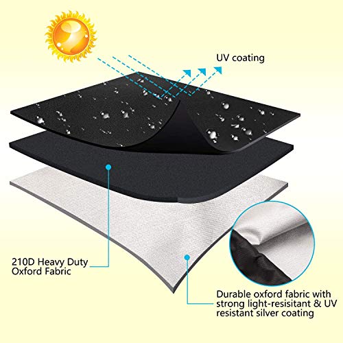 Fishfinder Cover for Lowrance 9-Inch Models Waterproof UV Protection Black