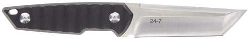 Smith & Wesson 24/7 8.5in S.S. Full Tang Fixed Blade Knife with 4in Tanto Blade and G10 Handle with Rigid Sheath for Outdoor, Tactical, Survival and EDC,Black