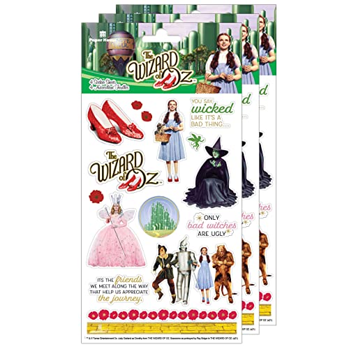 Wizard of Oz Sticker Packs - 3 Pack of Decorative Craft Stickers for Scrapbooking & Kids Projects